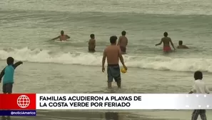 Playa Agua Dulce, Chorrillos. América Noticias