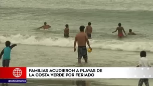 Playa Agua Dulce, Chorrillos. América Noticias