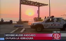 Chorrillos: hombre murió ahogado en playa La Herradura - Noticias de herradura