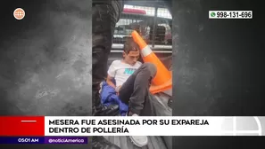 Feminicidio en Chorrillos. Foto y video: América Noticias