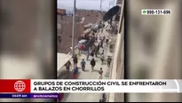 Enfrentamiento de Construcción Civil. América Noticias