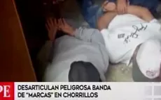 Chorrillos: peligrosa banda de marcas y cogoteros fue desbaratada - Noticias de cogoteros