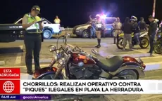Chorrillos: La PNP realizó megaoperativo contra piques en La Herradura - Noticias de herradura