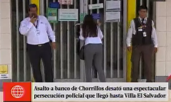 Chorrillos: capturan a delincuentes que asaltaron agencia de MiBanco