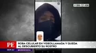 Chorrillos: Roba celular en videollamada y queda al descubierto su rostro