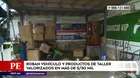 Chorrillos: Robaron vehículo y productos de taller valorizados en más de 50 mil soles