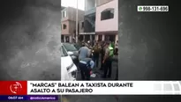 Delincuentes aprovecharon la congestión para atacar a los pasajeros de la unidad / Fuente: América Noticias