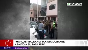 Delincuentes aprovecharon la congestión para atacar a los pasajeros de la unidad / Fuente: América Noticias