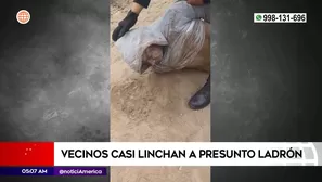 Vecinos casi linchan a presunto ladrón en Chorrillos. Foto y video: América Noticias