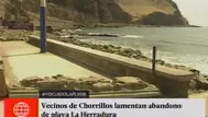Chorrillos: vecinos denuncian descuido de la playa La Herradura