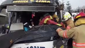 Seis heridos dej&oacute; el accidente entre chosicanos. Foto: Am&eacute;rica Noticias