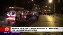 Asesinato en Chosica. América Noticias