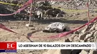 Chosica: Asesinan a un hombre de 10 balazos