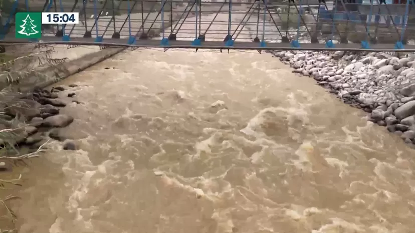 Chosica: Aumenta el caudal del río Rímac por lluvias