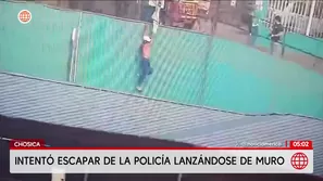 Chosica: Extorsionador saltó de un muro para evitar detención. Foto y video: América Noticias