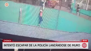 Chosica: Extorsionador saltó de un muro para evitar detención. Foto y video: América Noticias