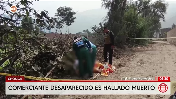 Chosica: Hallan muerto a comerciante desaparecido en Carapongo. Foto: América Noticias Chosica: Hallan muerto a comerciante desaparecido en Carapongo. Foto: América Noticias