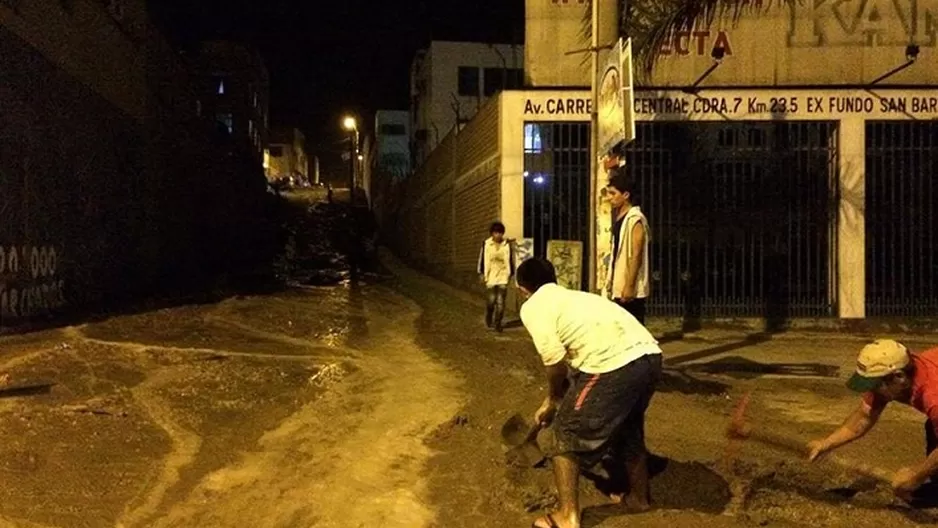 Lluvia afectó nuevamente a Chosica. Imagen referencial / Andina