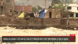 Chosica: A tres años del colapso de su vivienda, mujer pide reforzar la ribera del río Rímac. Foto y video: AN