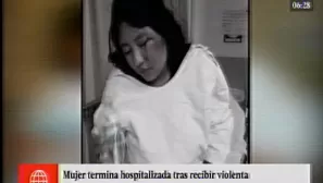 Mujer se encuentra hospitalizada