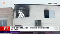 Niño murió en incendio en Chosica. Foto y video: América Noticias