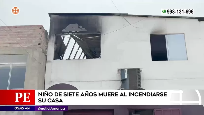 Chosica: Niño de 7 años murió tras incendio en su vivienda
