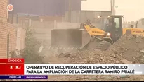 Obras para ampliación de la carretera Ramiro Prialé en Chosica. Foto y video: América Noticias