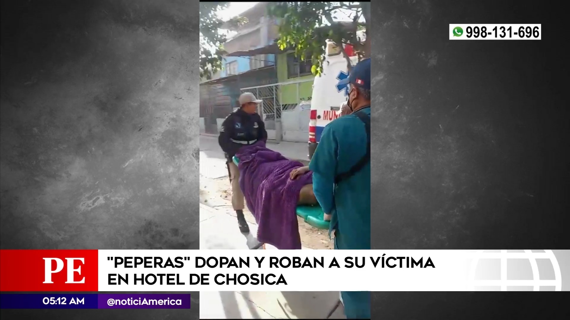 Peperas dopan y roban a hombre en Chosica. Foto: América Noticias