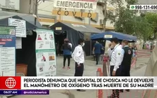 Chosica: Periodista denunció que hospital no le devolvió manómetro - Noticias de chosica