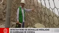 Reportan robo de geomallas en Chosica