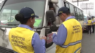 Operativo de fiscalización estuvo a cargo de la Gerencia de Transporte Urbano (GTU) y del Servicio de Administración Tributaria de Lima (SAT). Foto/Video: MunLima