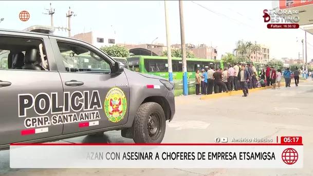 Los Chuckys amenazan a choferes de la empresa Etsamigsa. Foto: América Noticias