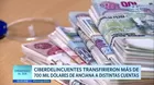 Ciberdelincuentes transfirieron más de 700 mil dólares a anciana