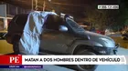 Cieneguilla: Mataron a dos hombres dentro de su vehículo