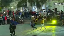 Cientos de personas acudieron a la Plaza San Martín