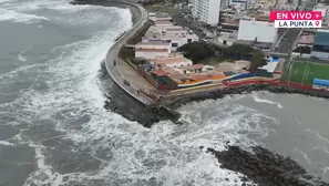 Cierran 112 puertos en todo el litoral por oleajes fuertes