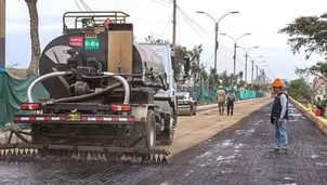 Cierran avenida Morales Duárez por obras para el aeropuerto Jorge Chávez. Foto y video: América Noticias