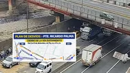 Cierran tramo de Evitamiento por obras en puente Ricardo Palma