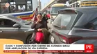 Cierre de avenida Grau causa caos por obras de Vía Expresa