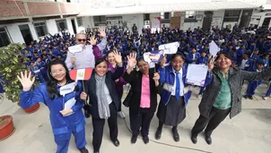 Niñas peruanas elegidas para tercera misión en la NASA. Foto: Andina