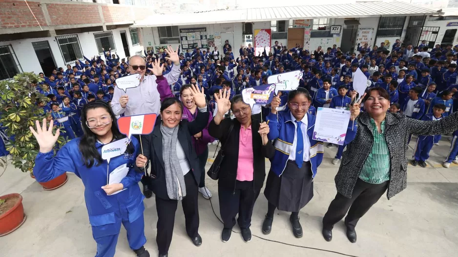 Niñas peruanas elegidas para tercera misión en la NASA. Foto: Andina