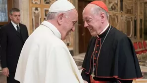 Papa Francisco y cardenal Juan Luis Cipriani. Foto: Agencia Andina