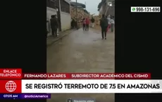 Cismid: No hay relación entre terremoto en Amazonas y sismo en Lima - Noticias de cismid