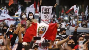 La movilización en Lima comenzó a las 03:00 p.m.  