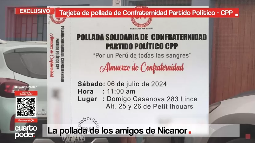 Ciudadanos por el Perú: Partido impulsado por Nicanor Boluarte continúa sus actividades pese a investigaciones