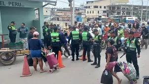 Control de visa y pasaporte a ciudadanos venezolanos. Video: Canal N / Foto: Andina