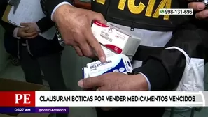 Clausuran farmacias. América Noticias