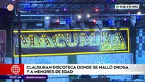 Clausuran discoteca en San Martín de Porres. Foto y video: América Noticias