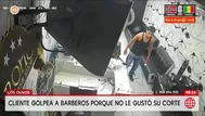 Cliente golpea a barberos porque no le gusto el corte de cabello
