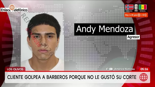 Los Olivos: Cliente golpea a barberos porque no le gusto el corte de cabello. Foto: América Noticias Los Olivos: Cliente golpea a barberos porque no le gusto el corte de cabello. Foto: América Noticias